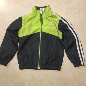 Adidas Toddler Green Black Windbreaker 3T